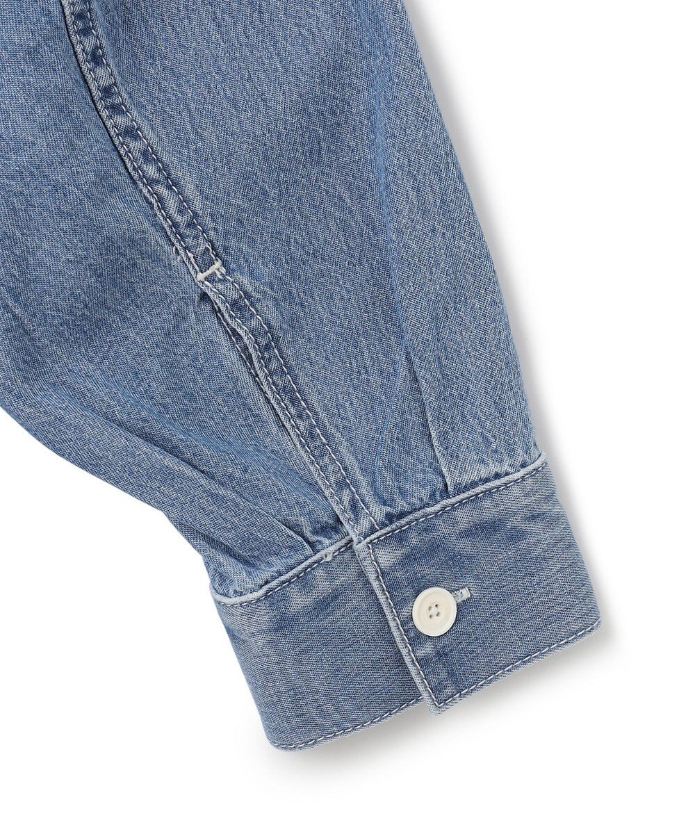 J.PRESS YORK STREET 【WOMEN】デニムロングシャツ ワンピース 