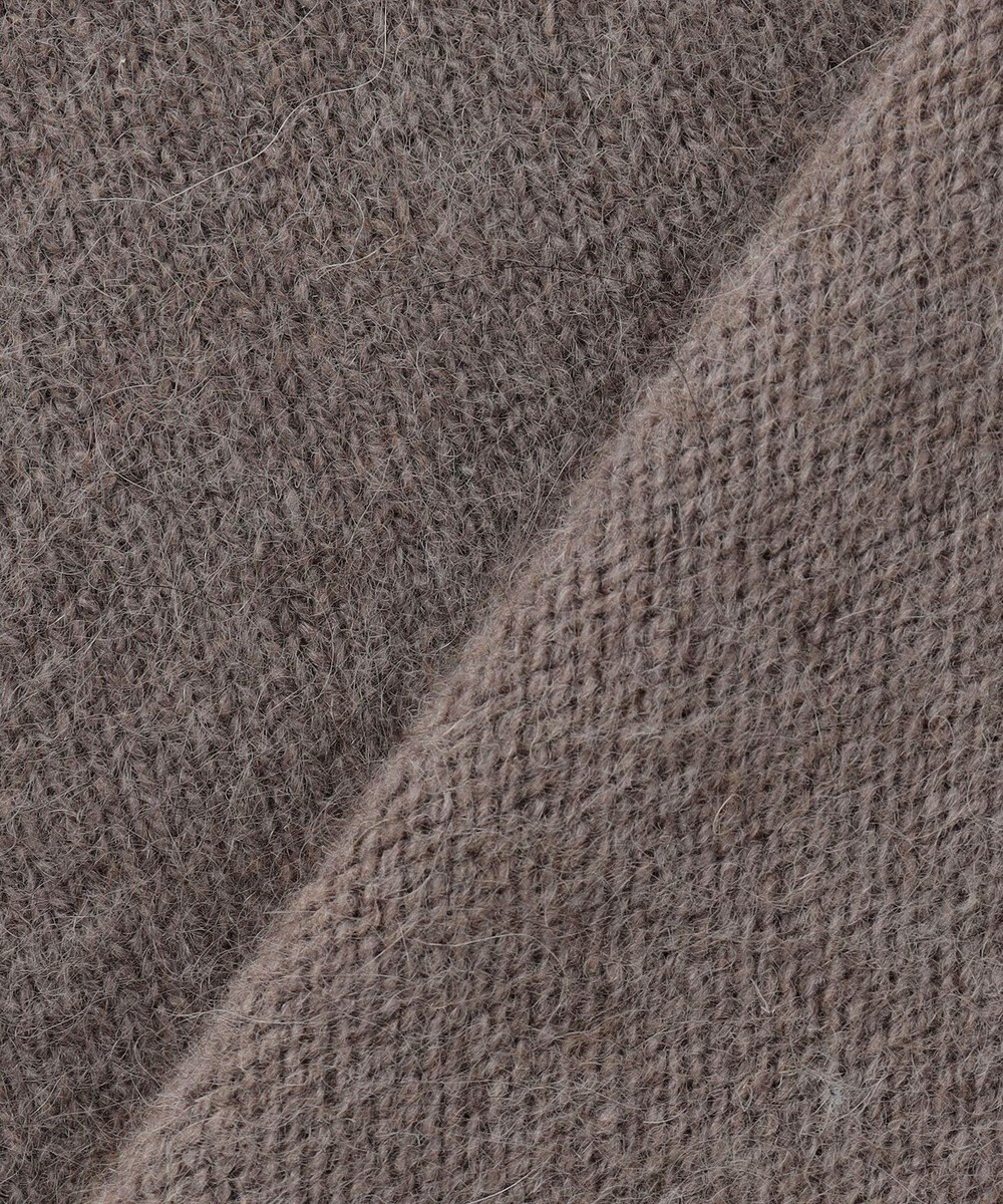 組曲 S フラッフィーファーＶネック ニット 