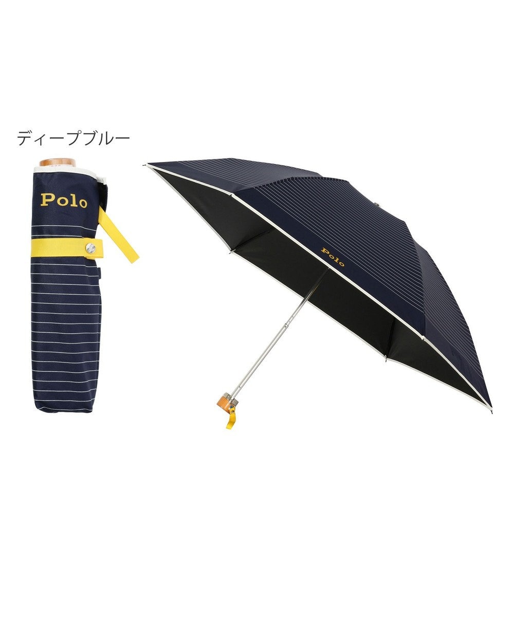 POLO RALPH LAUREN 晴雨兼用日傘 折りたたみ傘 ボーダー×パイピング／一級遮光 遮熱 UV / MOONBAT | ファッション通販  【公式通販】オンワード・クローゼット