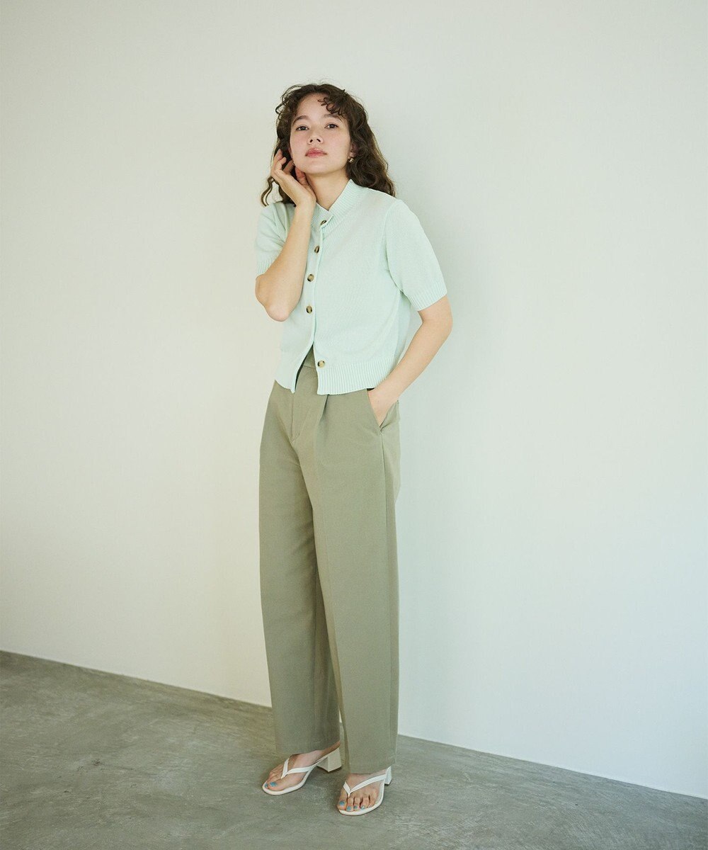 #Newans 〈花乃まりあさんコラボ〉コットンコードカーディガン 