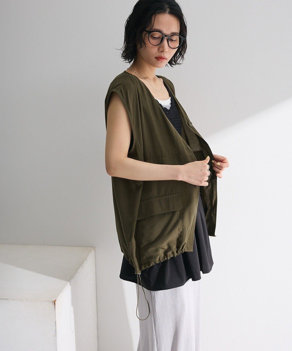 Green Parks シアーミリタリーベスト 