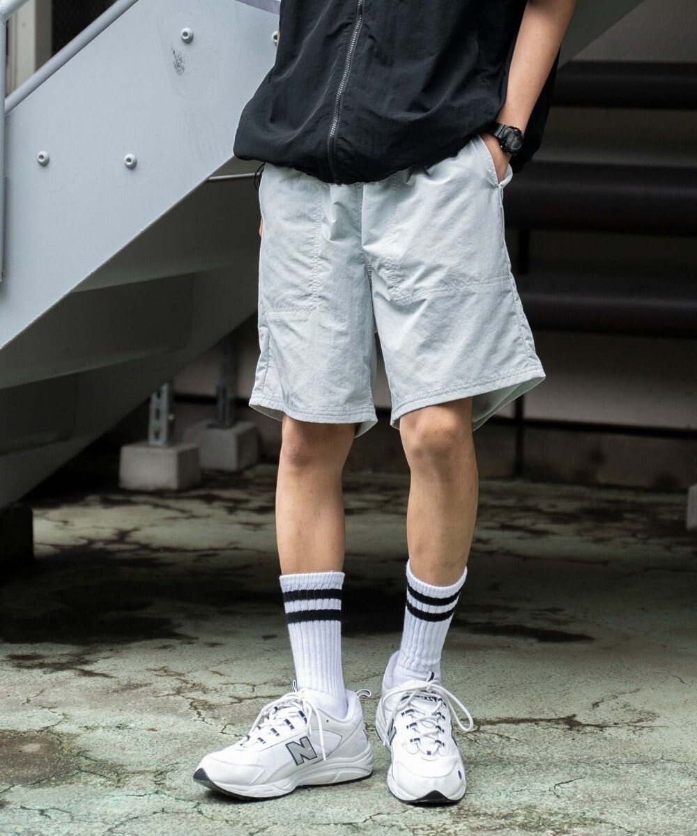 WEGO 【速乾/ウエストゴム/SMLサイズ】ナイロンイージーショーツ 