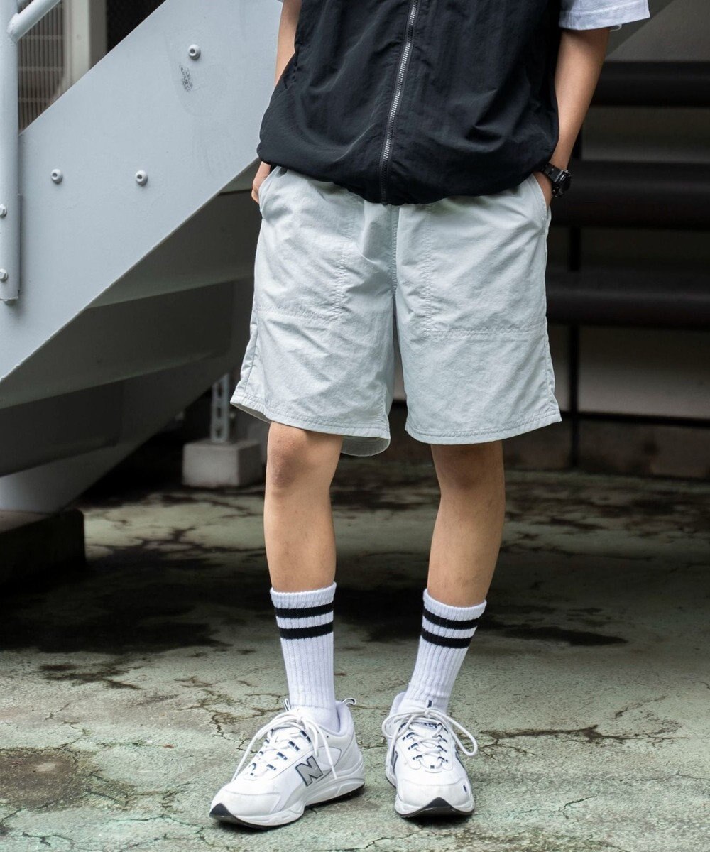 WEGO 【速乾/ウエストゴム/SMLサイズ】ナイロンイージーショーツ 