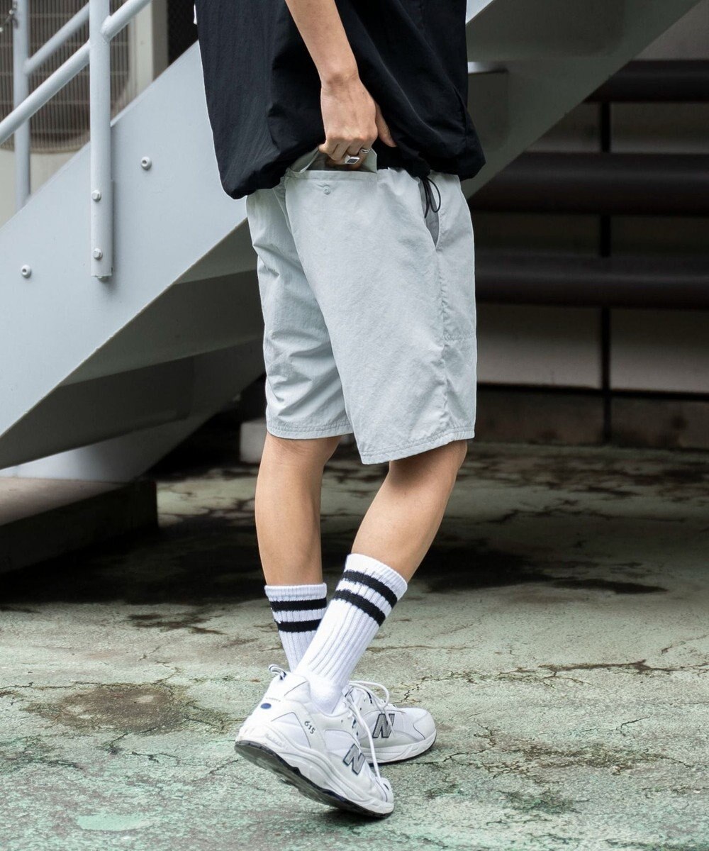 WEGO 【速乾/ウエストゴム/SMLサイズ】ナイロンイージーショーツ 