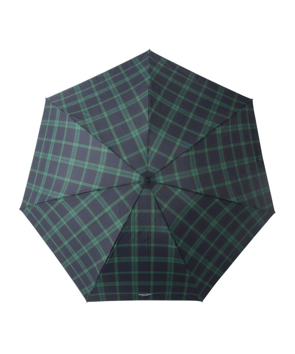 MOONBAT 【Begin12月号掲載/大きめ】マッキントッシュ フィロソフィー 折りたたみ傘 Barbrella 超軽量 約140g チェック 60cm UV 