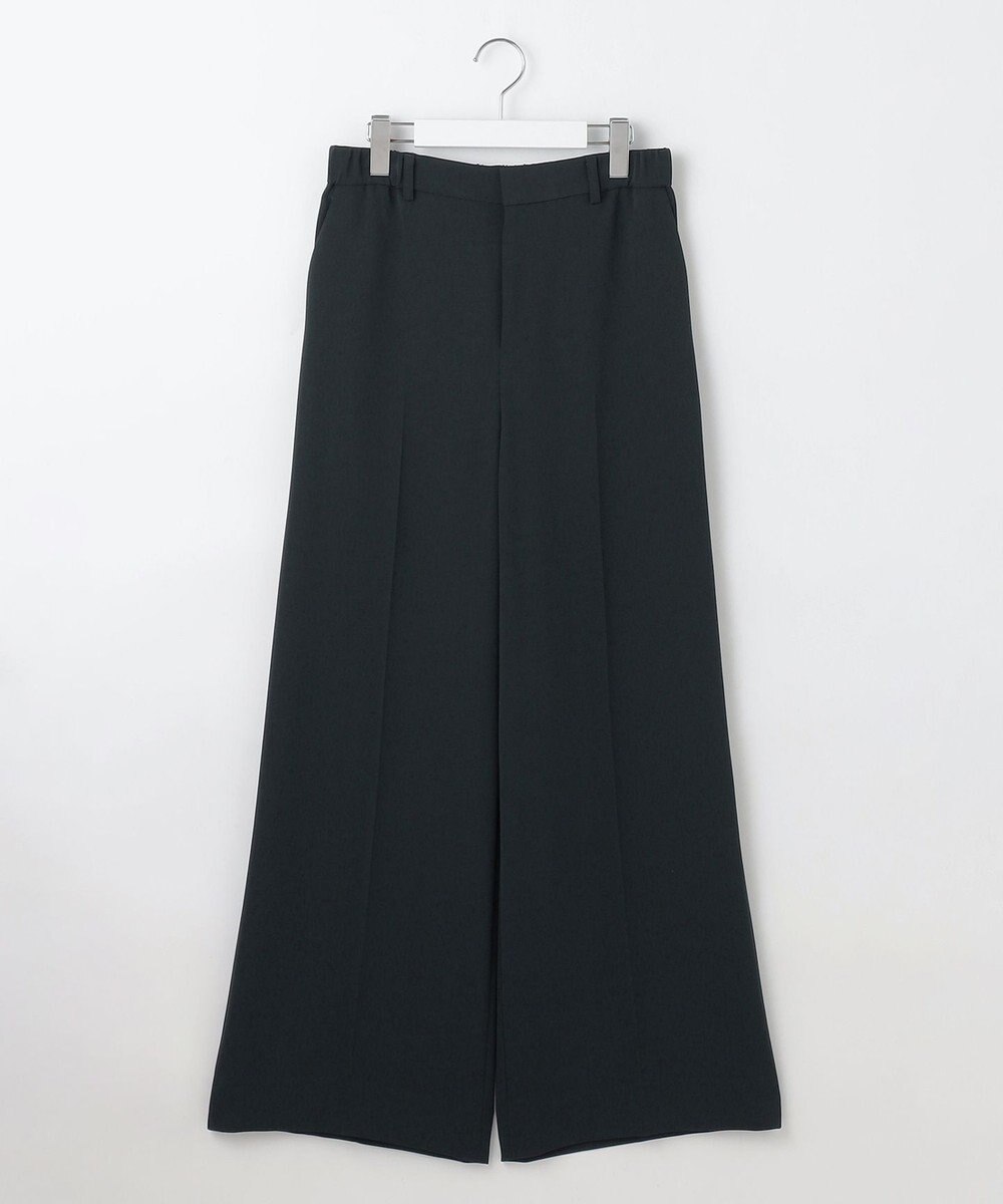 自由区 【セットアップ対応・洗える】トリアセダブルクロス ワイドパンツ 