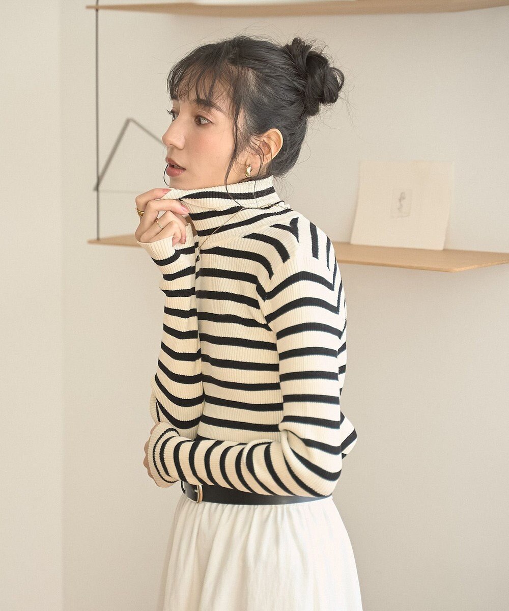 WEGO 【手洗い可】タートルネックニット 