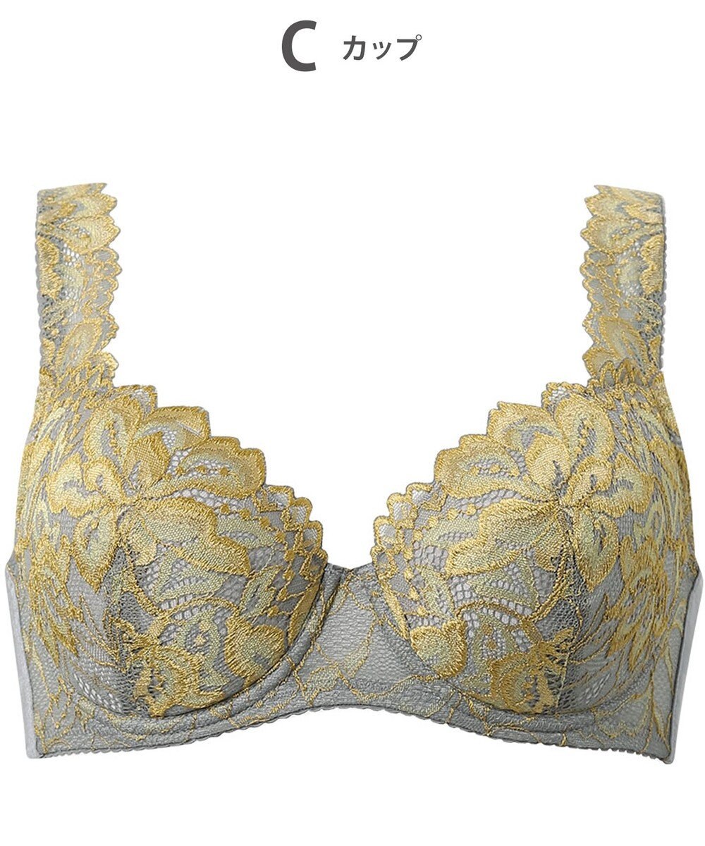 Wing ブラジャー Wing Lesiage 包みこむようなフィット感 安定感のあるつけごこち 肩にくいこみにくい ブラ PB3010 ウイング／ワコール 