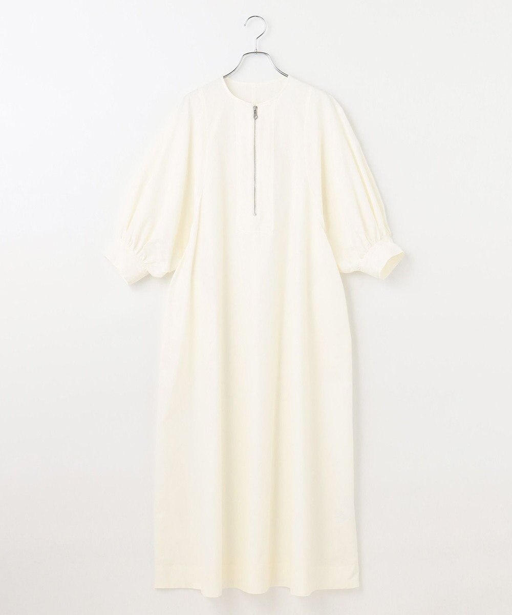 #Newans 【ANSWER for Co-Creation】ジップデザインパフスリーブワンピース 