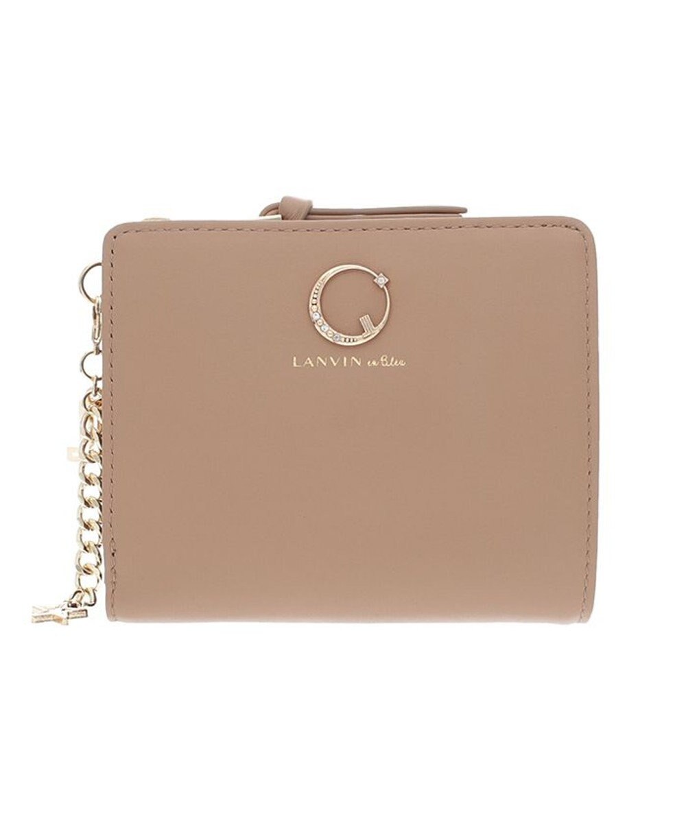 LANVIN en Bleu ルナ Lファスナー二つ折り財布 