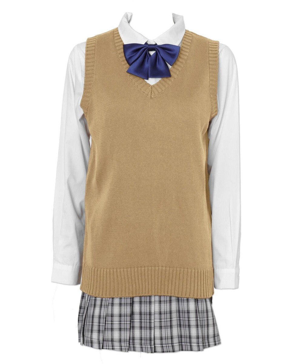 WEGO 【SCHOOLITEM】ベーシックニットベスト 