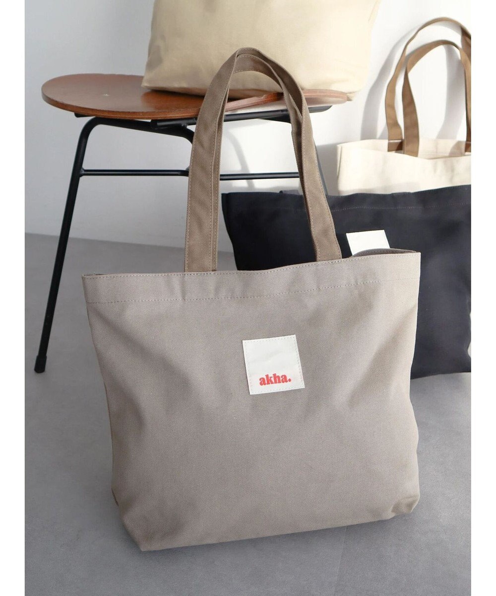 CRAFT STANDARD BOUTIQUE akha.　キャンバストート/A4サイズ Gray