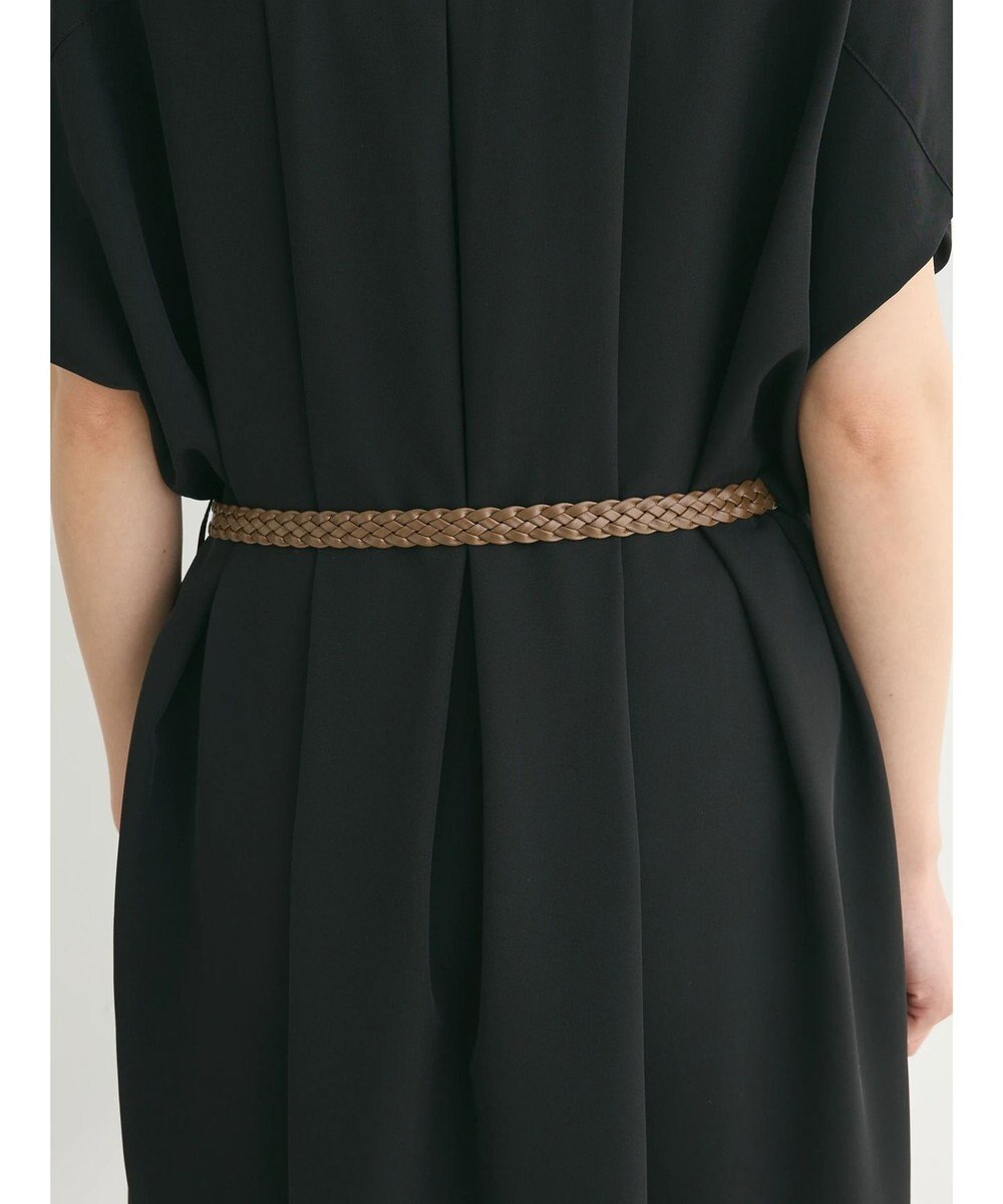 Green Parks ＳＥＴ２点　合皮ベルト＋ミディシャツワンピース 