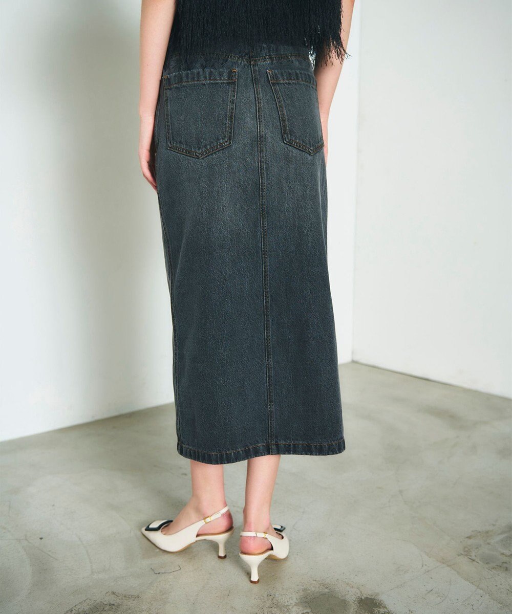 GRACE CONTINENTAL タイトデニムスカート 