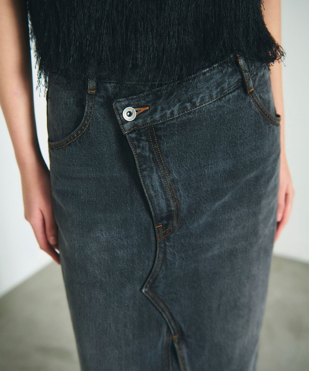 GRACE CONTINENTAL タイトデニムスカート 