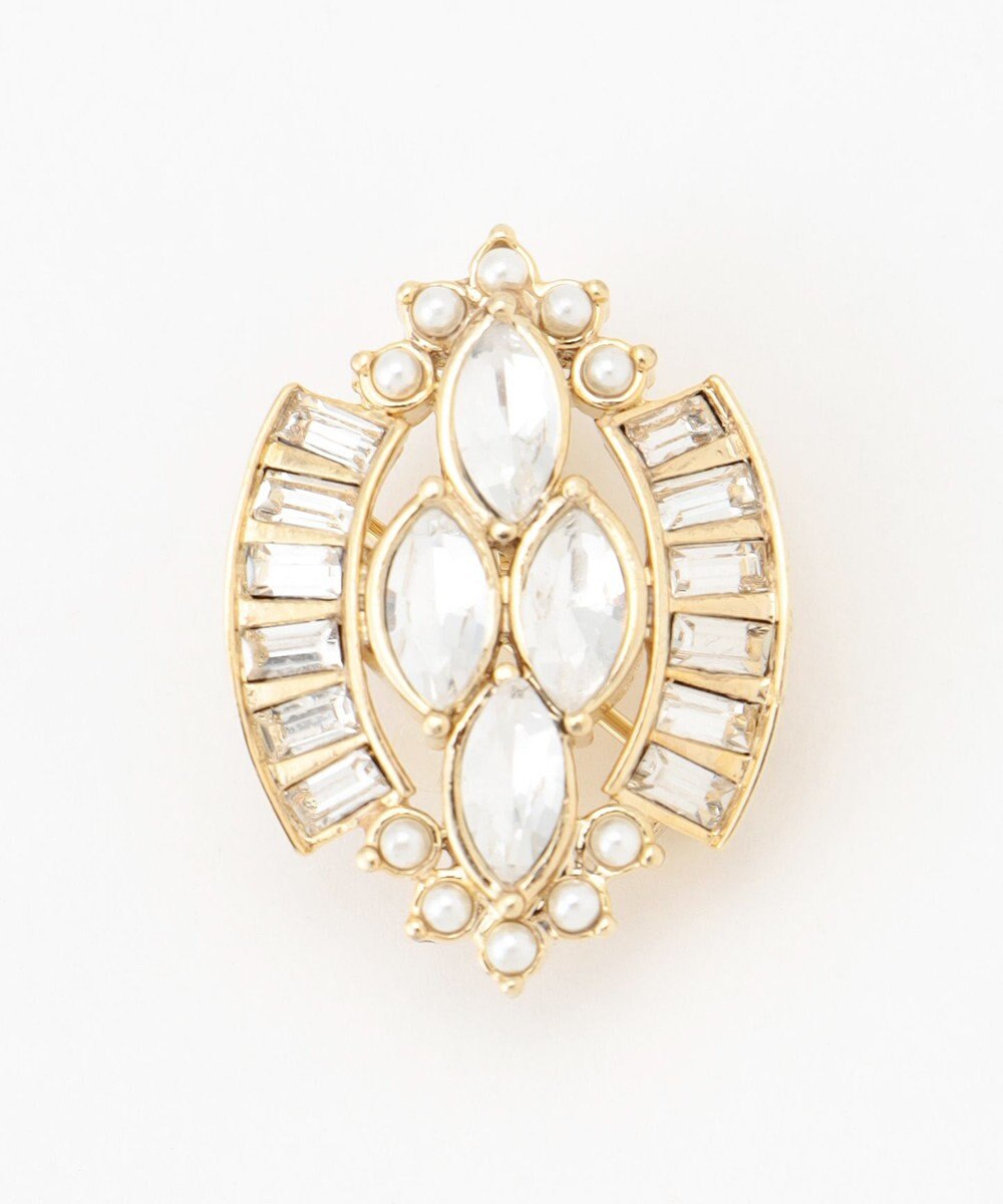 自由区 ビジューブローチ ネックレス 