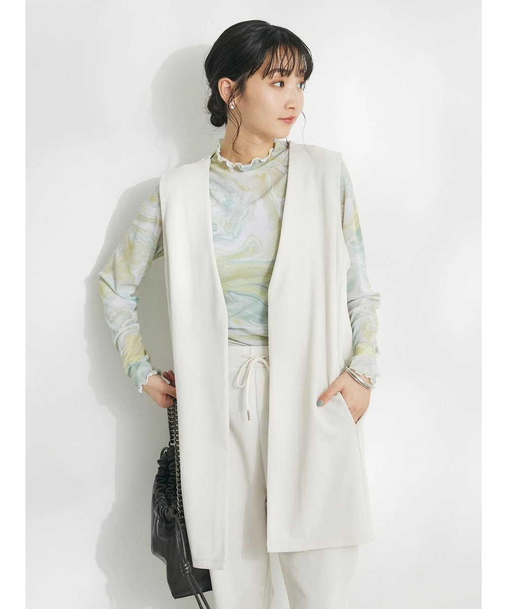 CRAFT STANDARD BOUTIQUE ジョーゼットロングジレ 