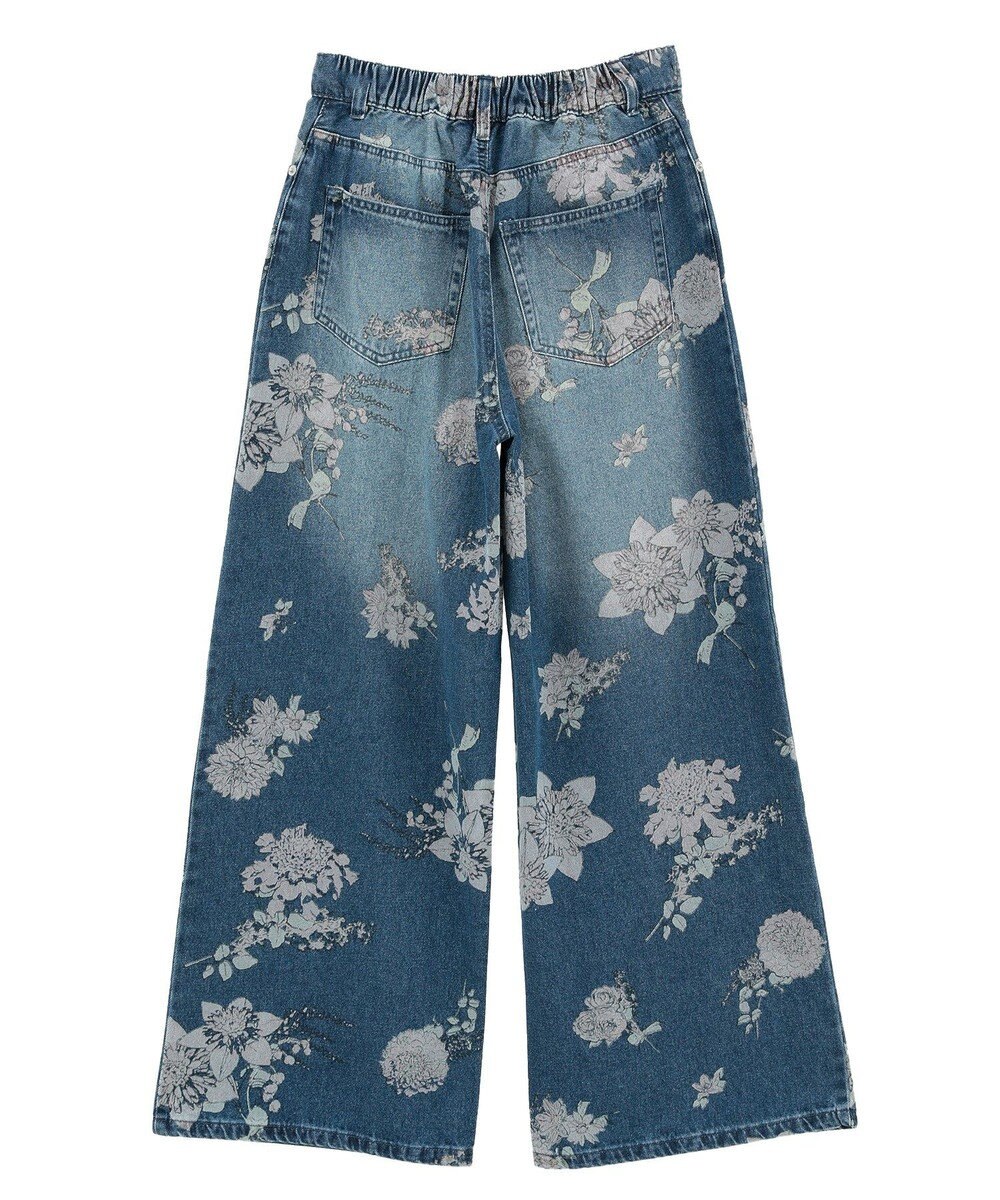 Green Parks ・SUGAR SPOON フラワーptデニムパンツ 