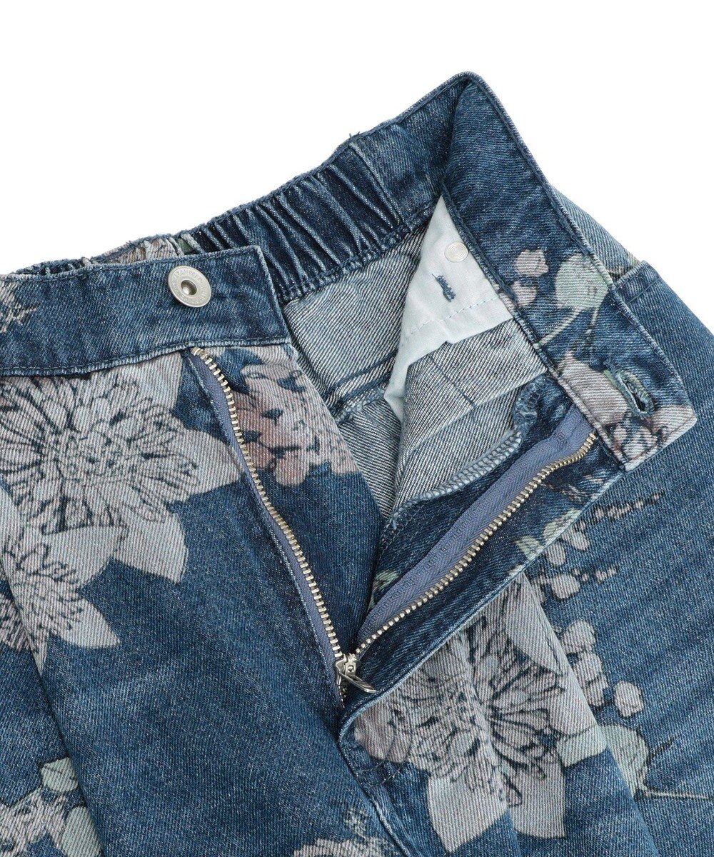 Green Parks ・SUGAR SPOON フラワーptデニムパンツ 