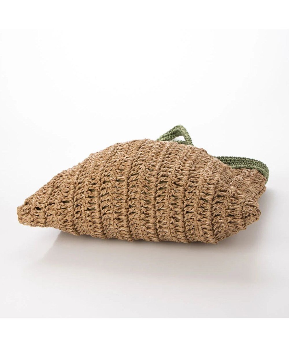 UNBILLION cachecache ペーパー切り替え横編みトートバッグ 