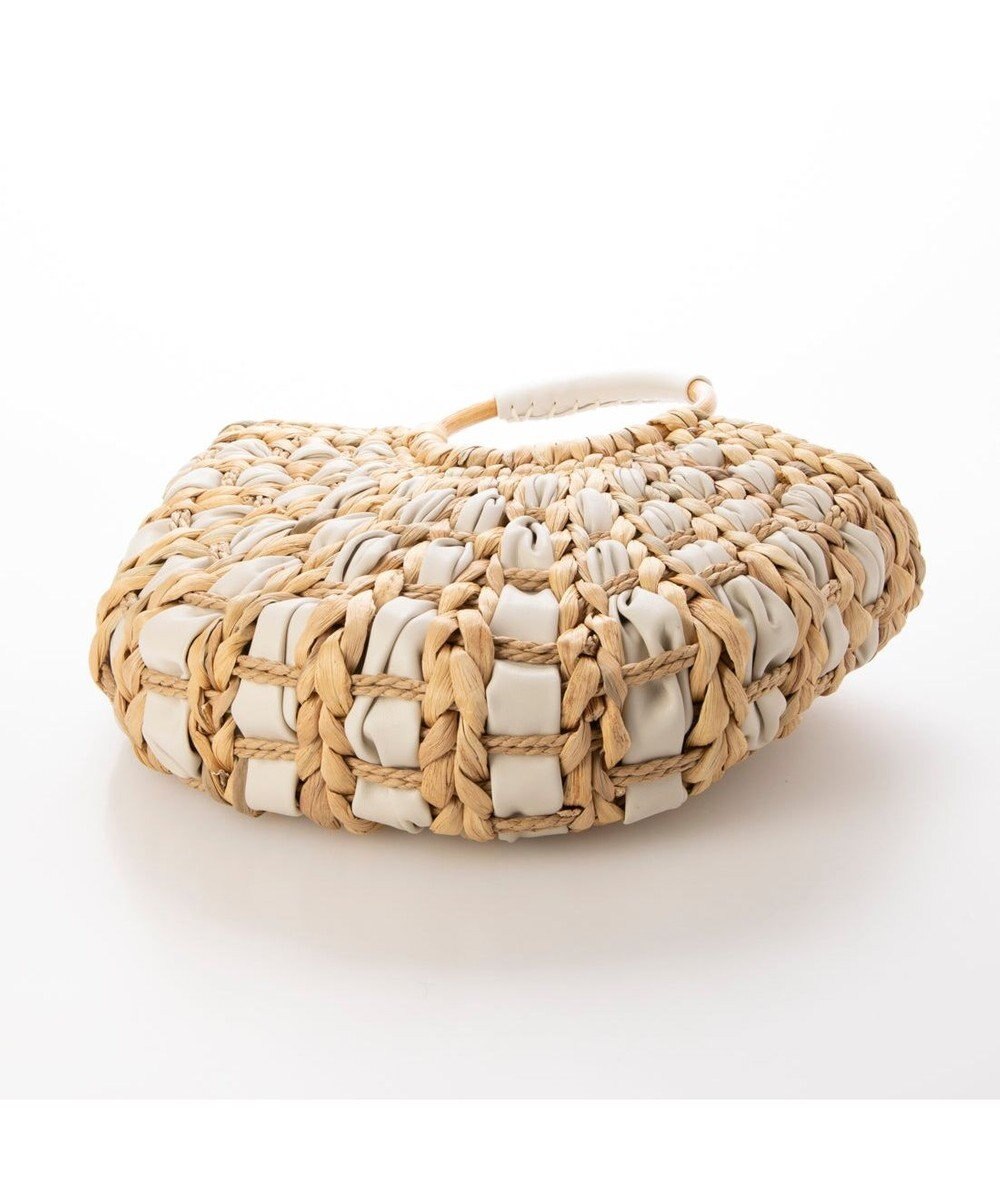 UNBILLION カシュカシュ cachecache / バンクワンコンビラウンドカゴバッグ 