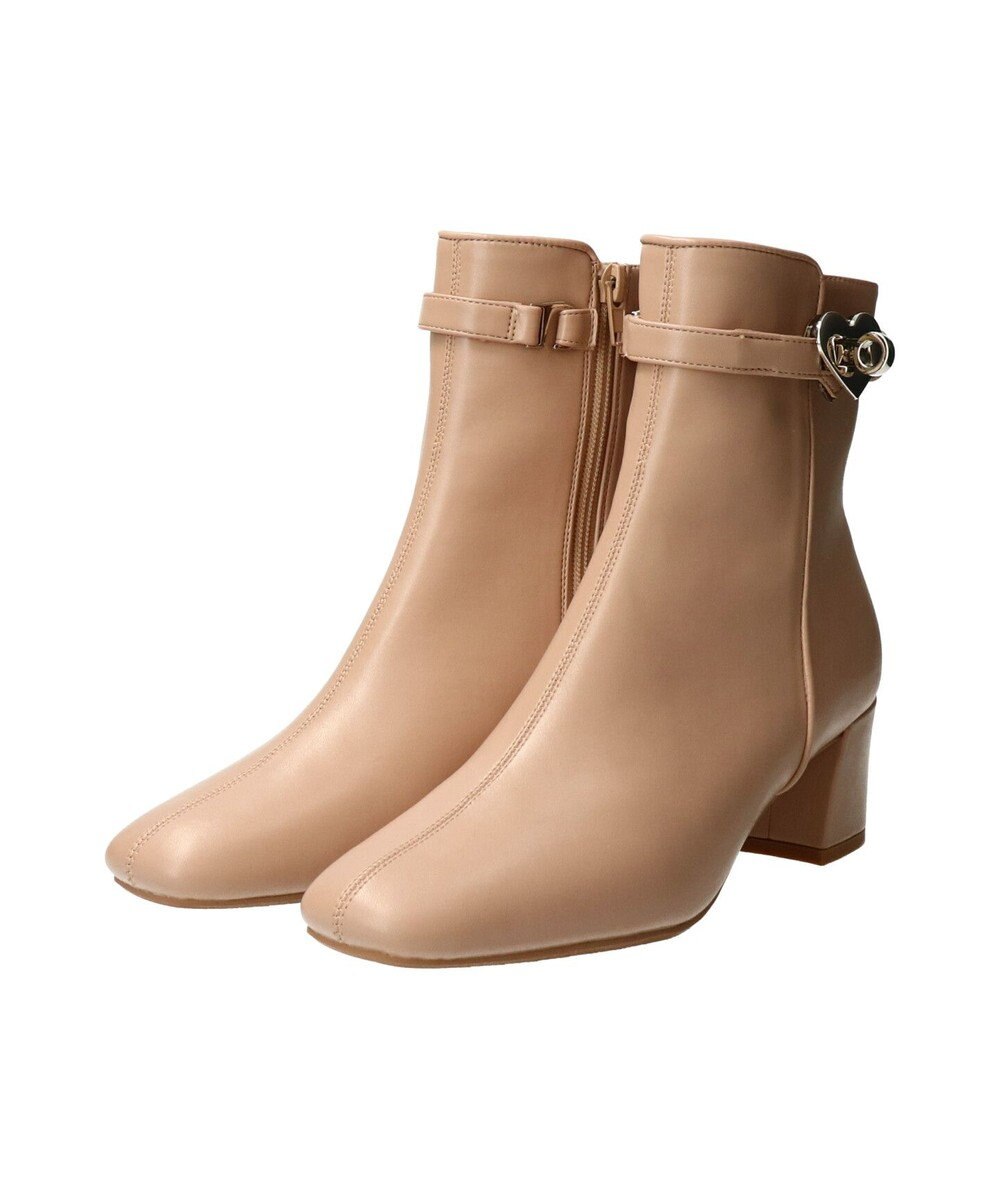 Bridget Birkin 【Bridget Birkin】ハート金具ベルトショートブーツ 