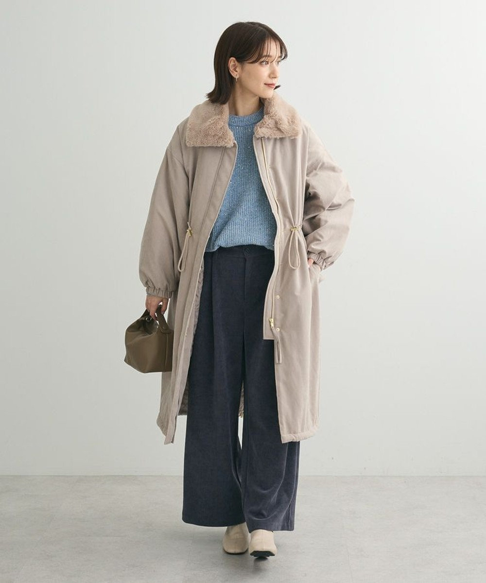 Green Parks ・ＥＬＥＮＣＡＲＥ　ＤＵＥ　中綿モッズコート Beige