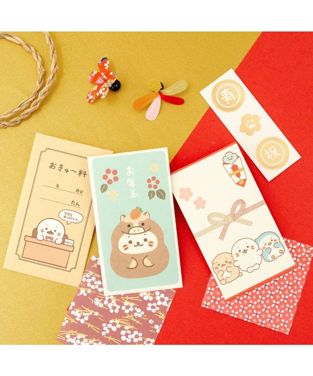 Mother garden しろたん ぽち袋午年セット 《午年 おきゅ～料 お友達水引》 3柄セット 