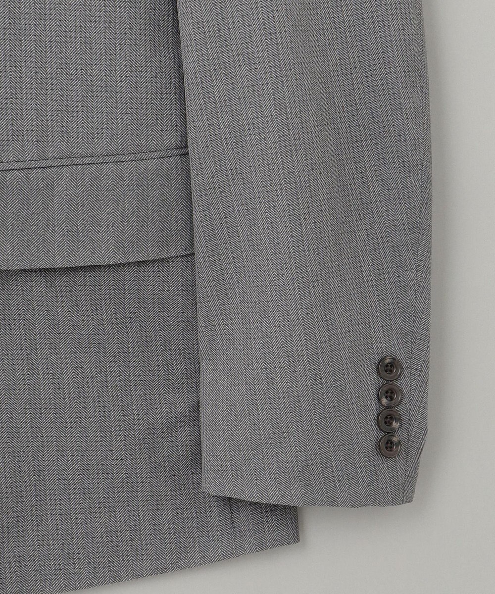 GOTAIRIKU 圧倒的清涼感・８つの夏機能【接触冷感/通気性/軽量/撥水…等】クールドッツ セットアップジャケット_ヘリンボーンプリント（25年モデル） 