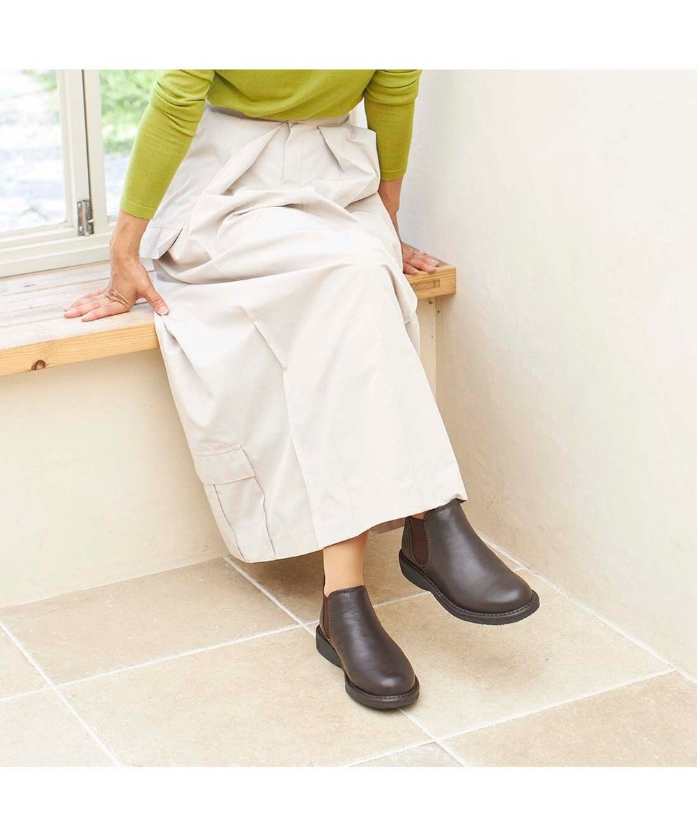 ing <ing>【サスティナブル】【2WAY】【3E】サイドゴアブーツ 