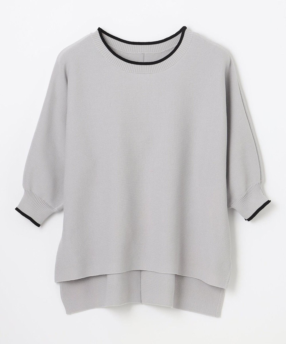 ANY 【2SET】バイカラーニット×布帛スカートセット 