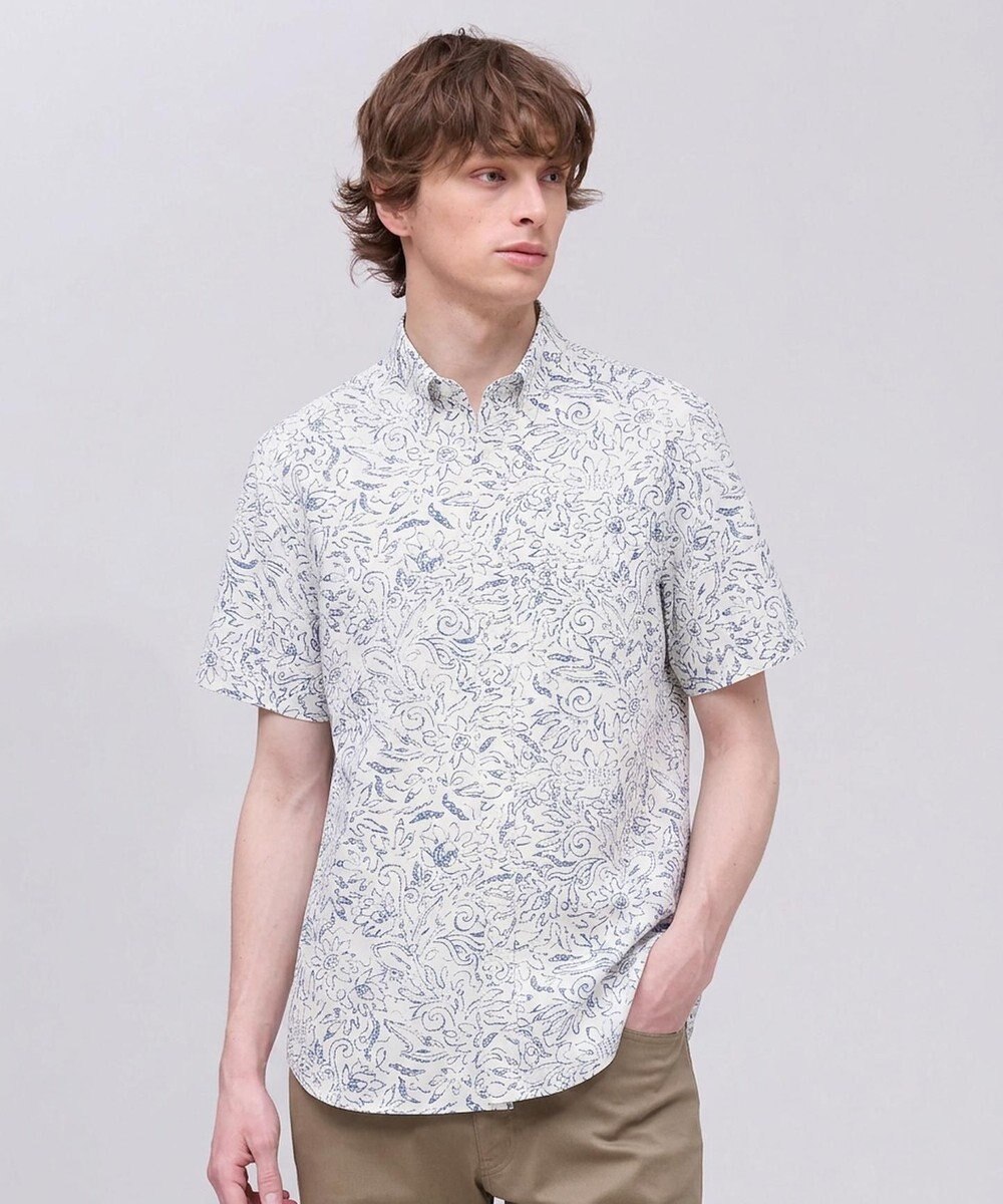 J.PRESS MEN 【J.PRESS YACHT CLUB】アーバンリゾート アロハ シャツ / B.D. 