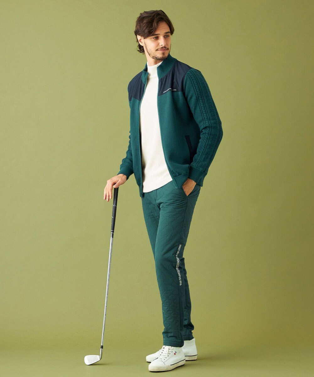 23区GOLF 冬の最強防寒アイテム【MEN】キルティングパンツ 