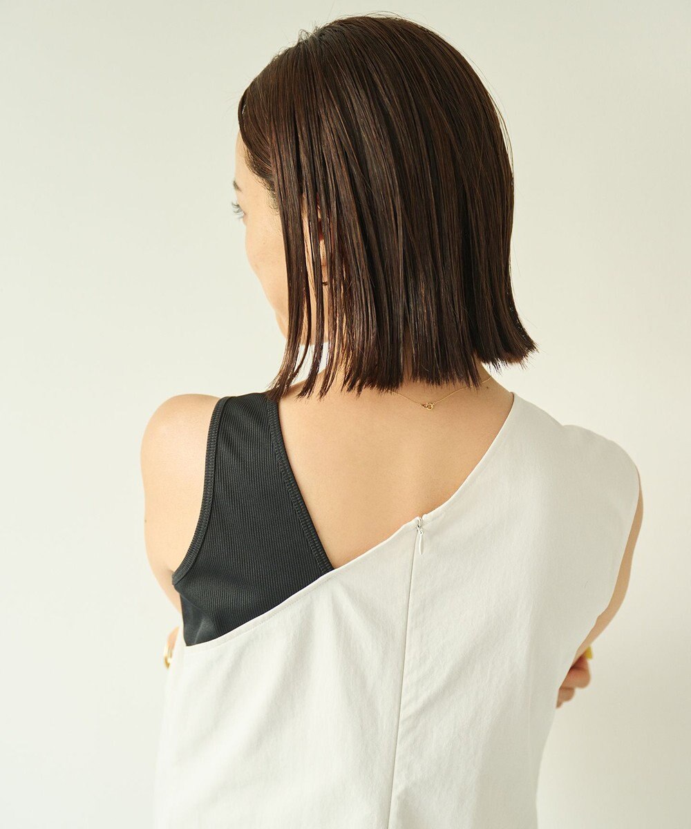 #Newans モダンバイカラーワンピース 