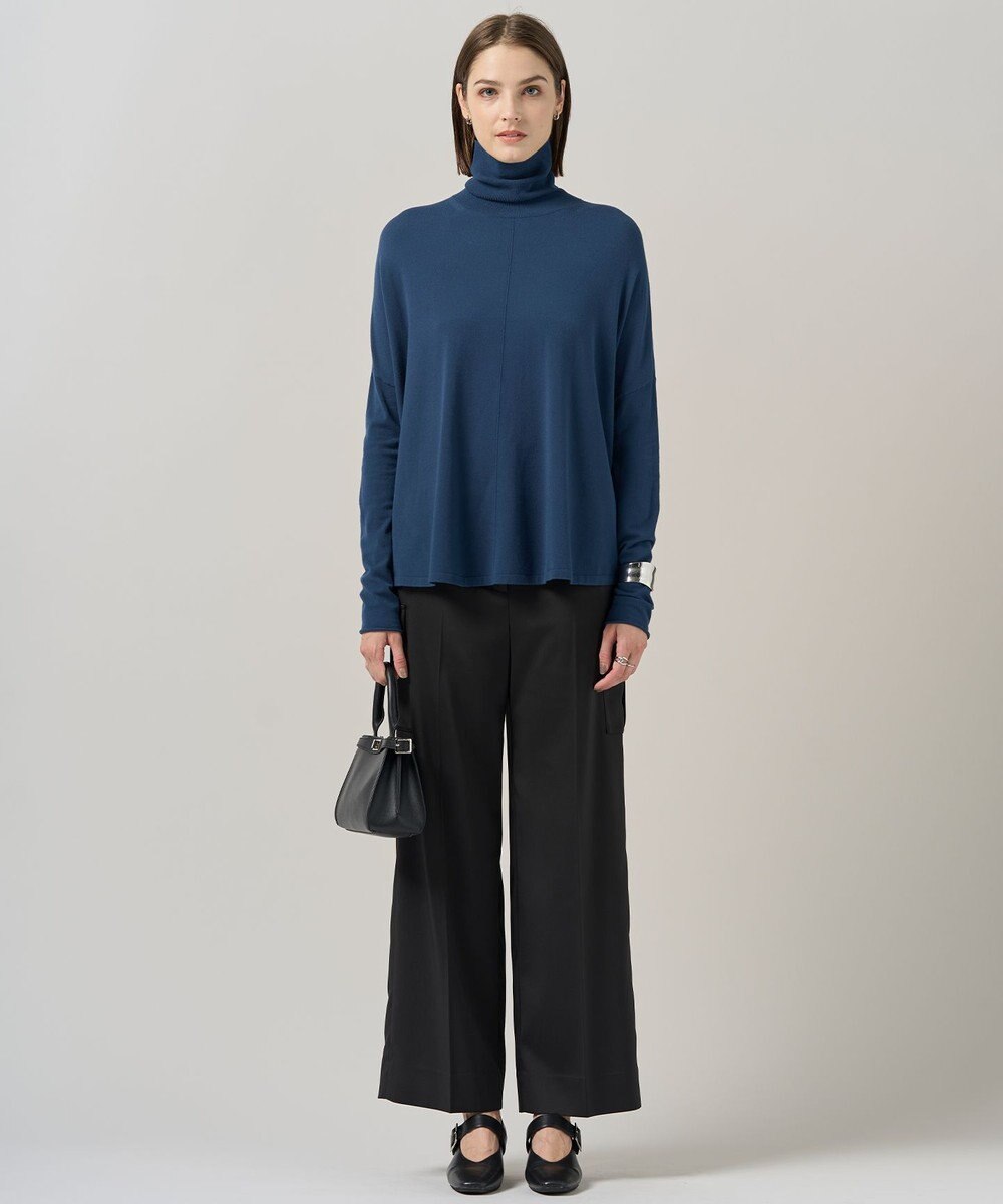 ICB L 【新色追加・WEB限定カラーあり】 ヴィスコースワイド タートルネックプルオーバー 