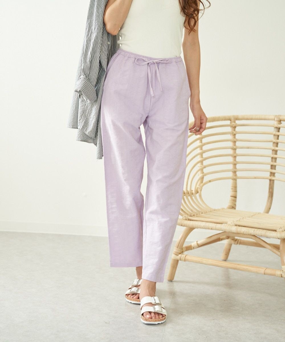 OP／FILA 【OP】ジャガード織ロングパンツ 