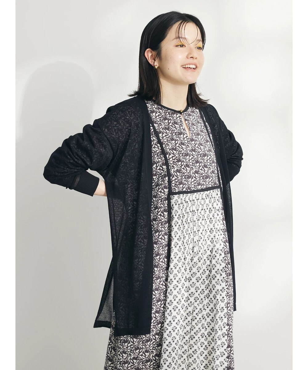 CRAFT STANDARD BOUTIQUE シアーニットトッパーカーディガン 