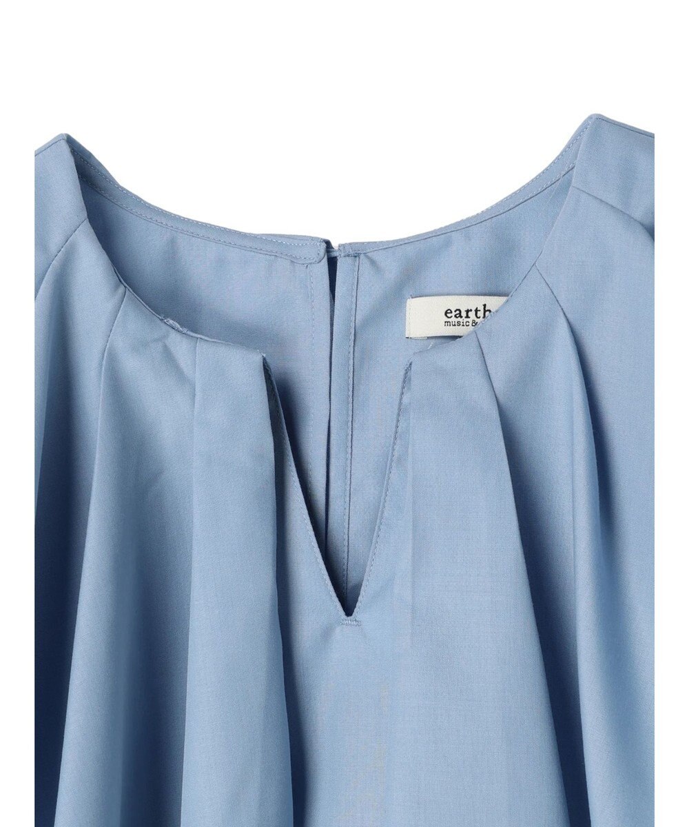 earth music&ecology ビッグカラーチェーンブラウス 