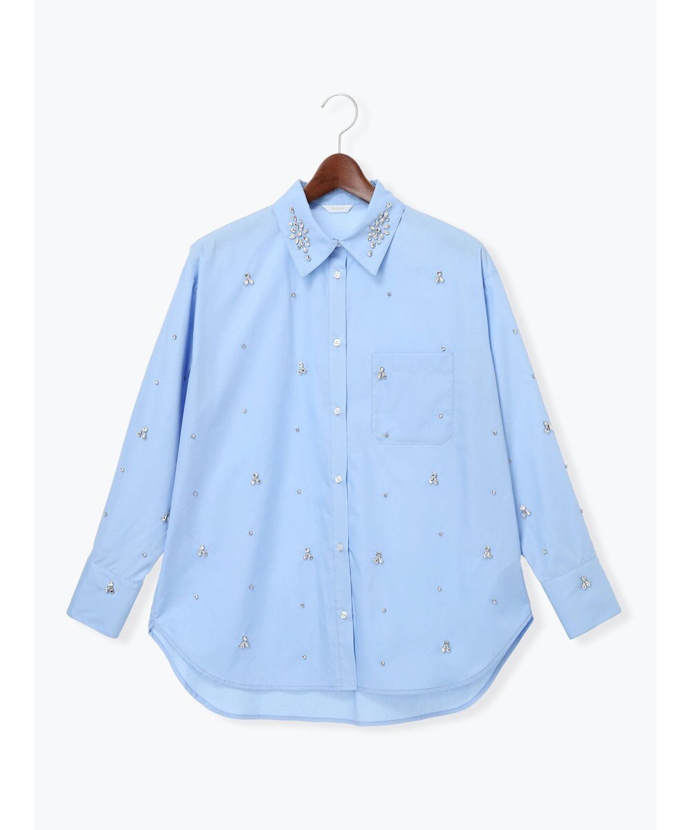 Te chichi ビジューデザインシャツ《2025winter catalog item》 