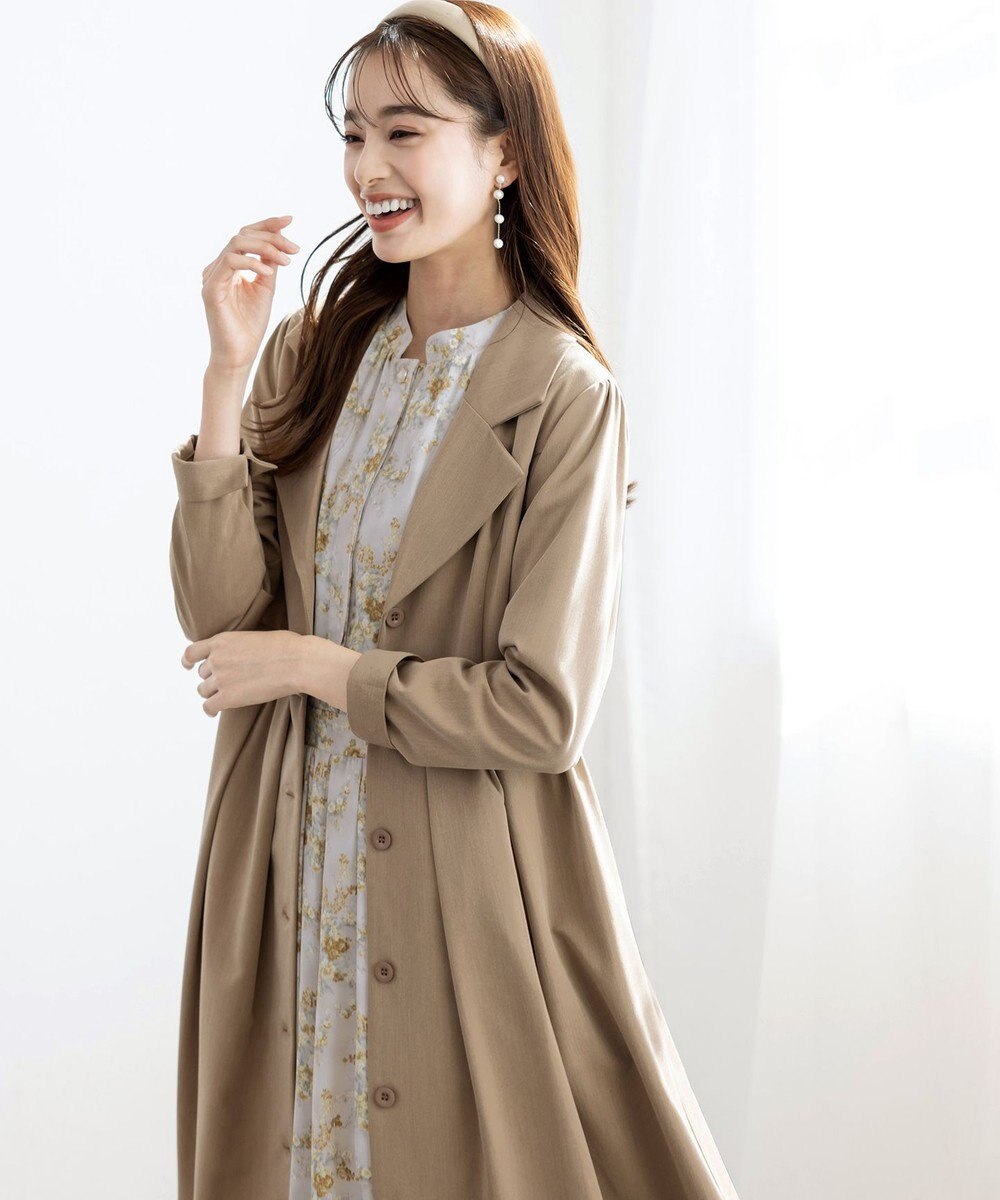 Tiaclasse 【洗える】花柄フレアワンピース 