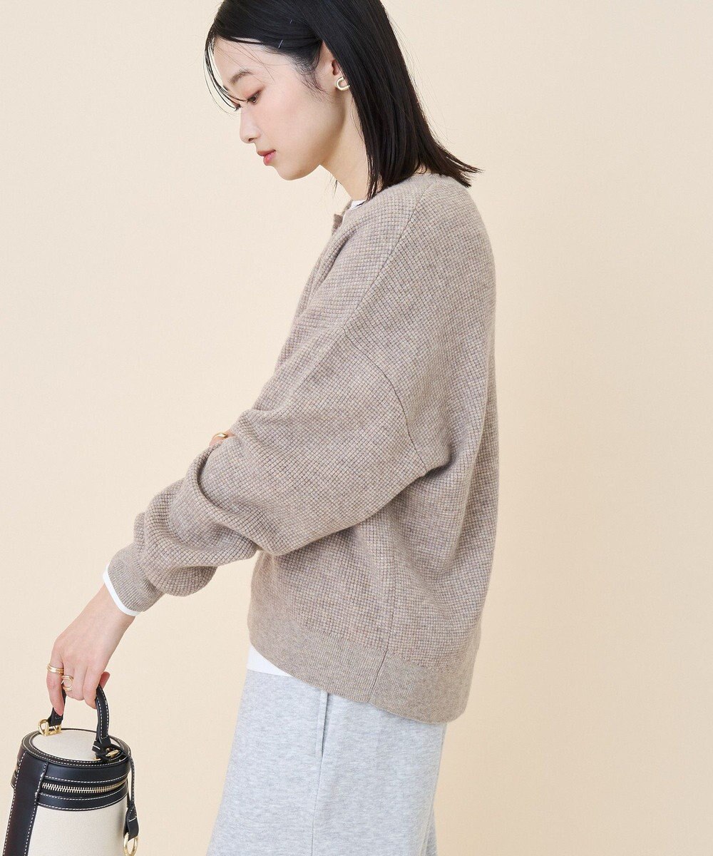 AMERICAN HOLIC ワッフルライクニットプルオーバー 