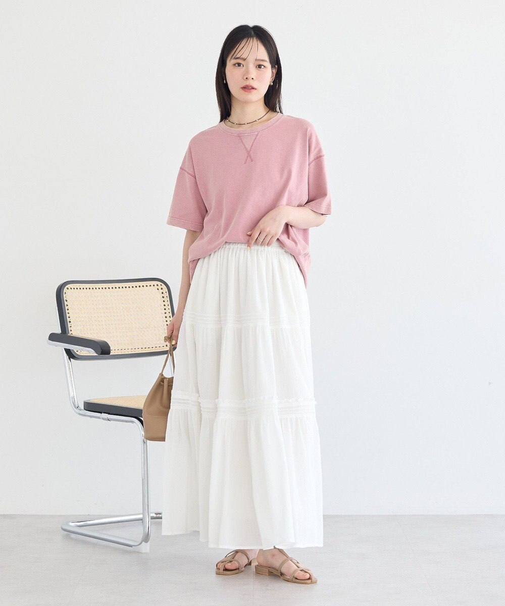 earth music&ecology ピグメント風Tシャツ 