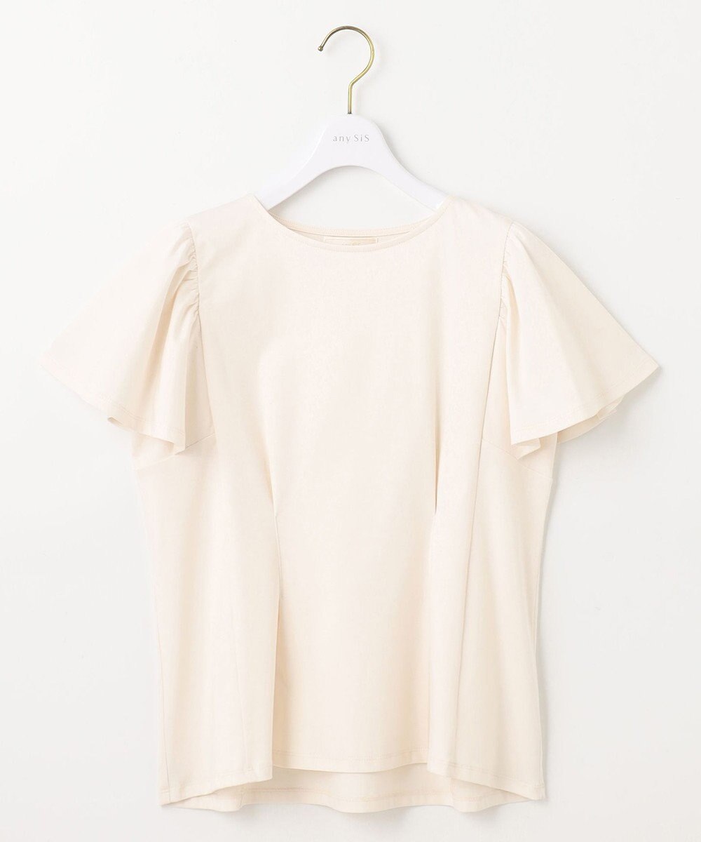 ANY SIS 【接触冷感】美人 フリルスリーブ カットソー 