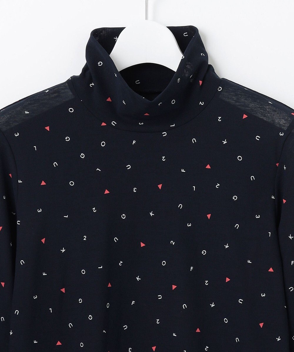 23区GOLF 【WOMEN】肌に優しいコットン100%【ストレッチ/UVケア】マイルドドライ総柄インナー 