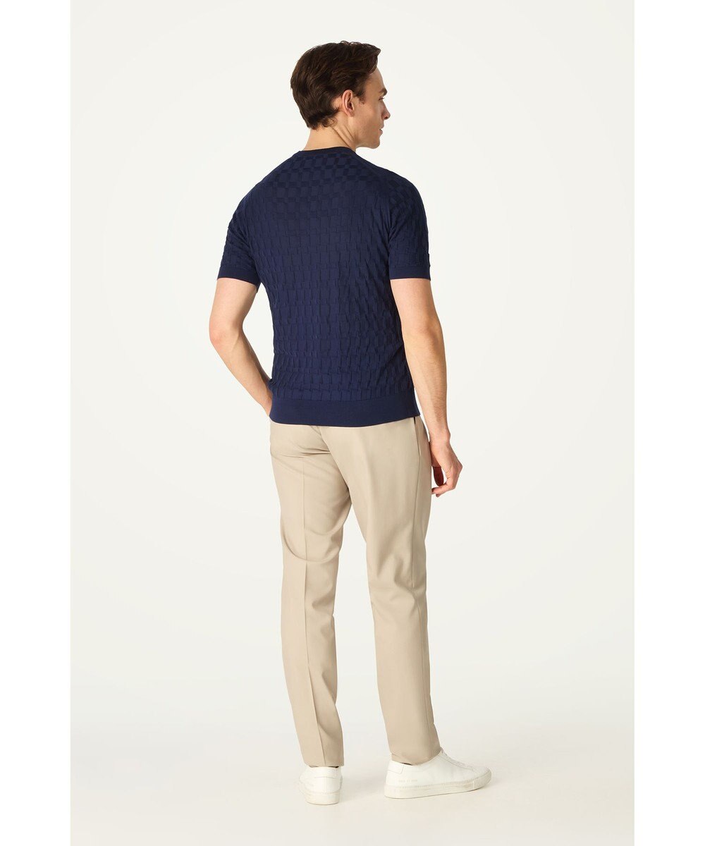 DAKS John Smedley for DAKS ハウスチェックTシャツ 