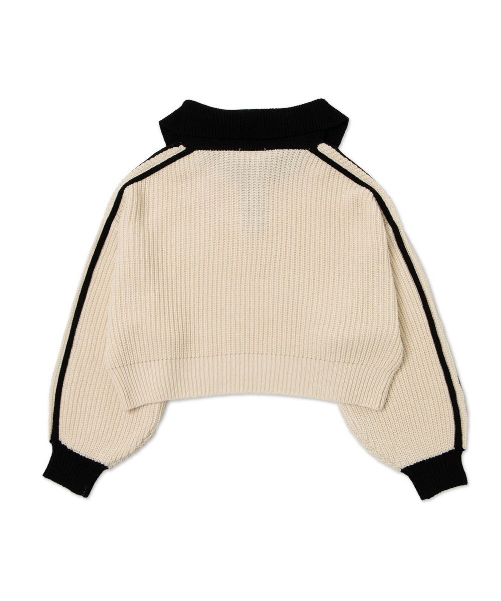 WEGO ハーフジップニットプルオーバー 