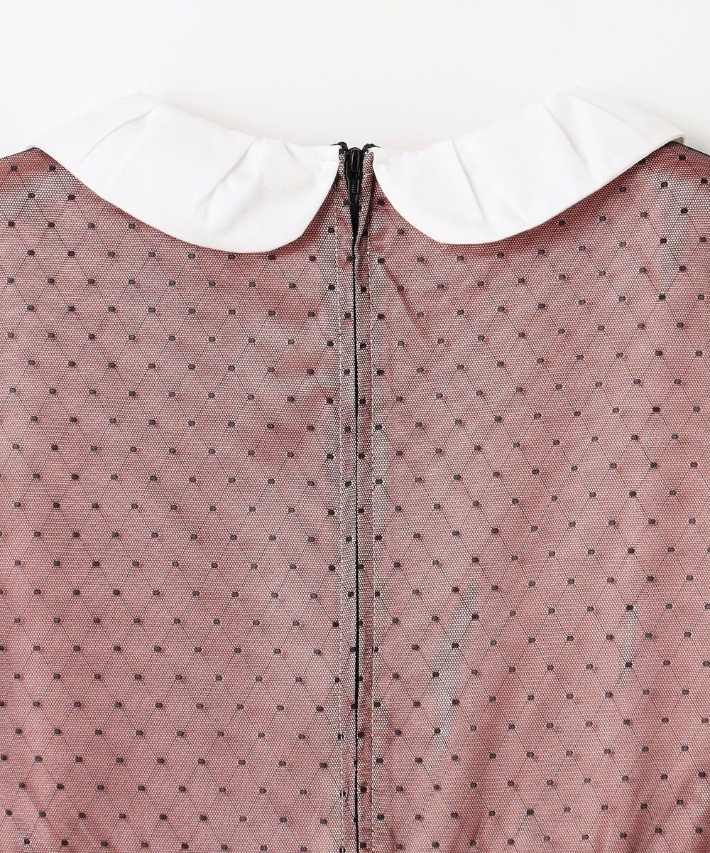 組曲 KIDS 【150-160㎝】チュールドット ドレス 