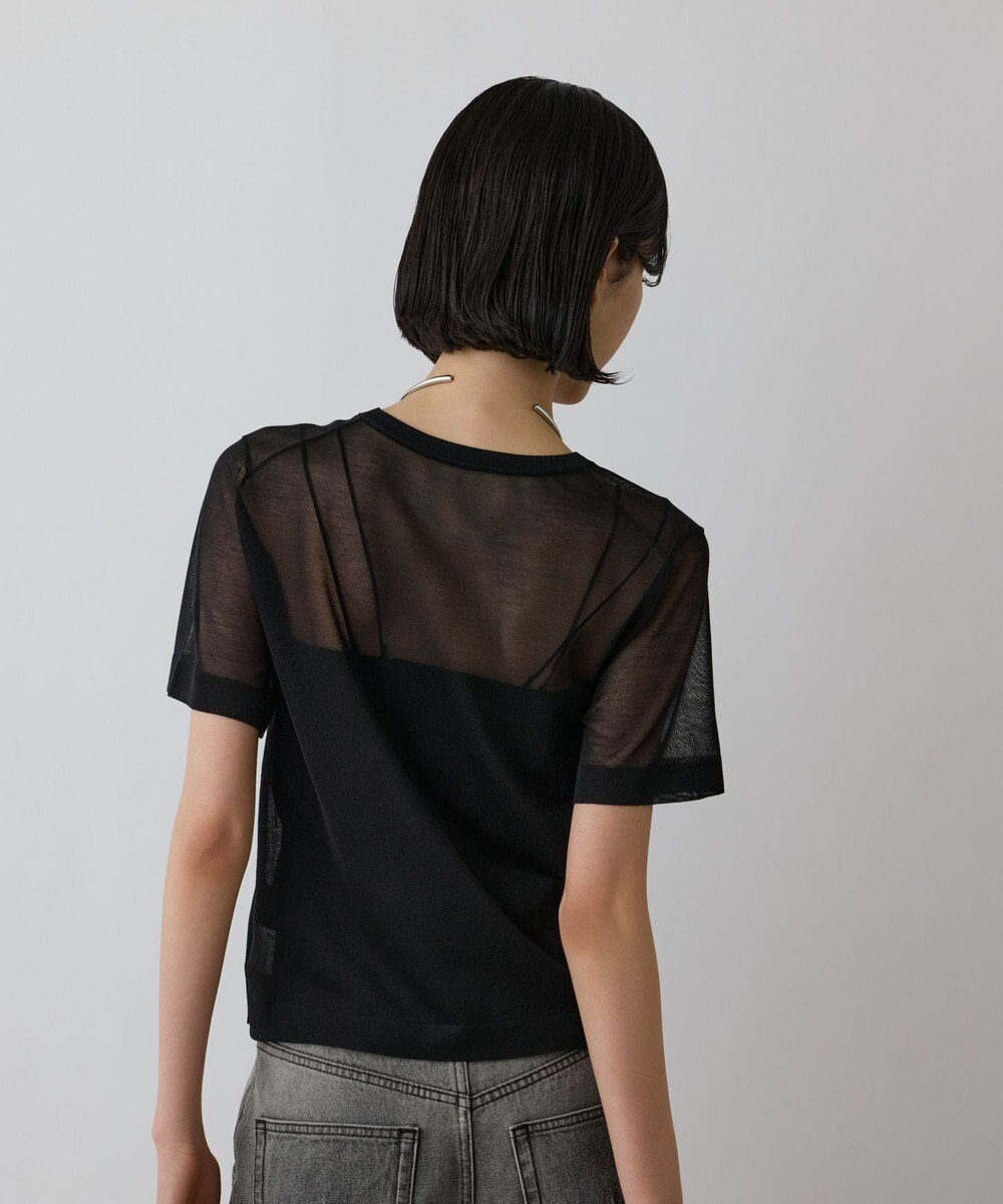 GRACE CONTINENTAL ブライトシアーニットトップ 