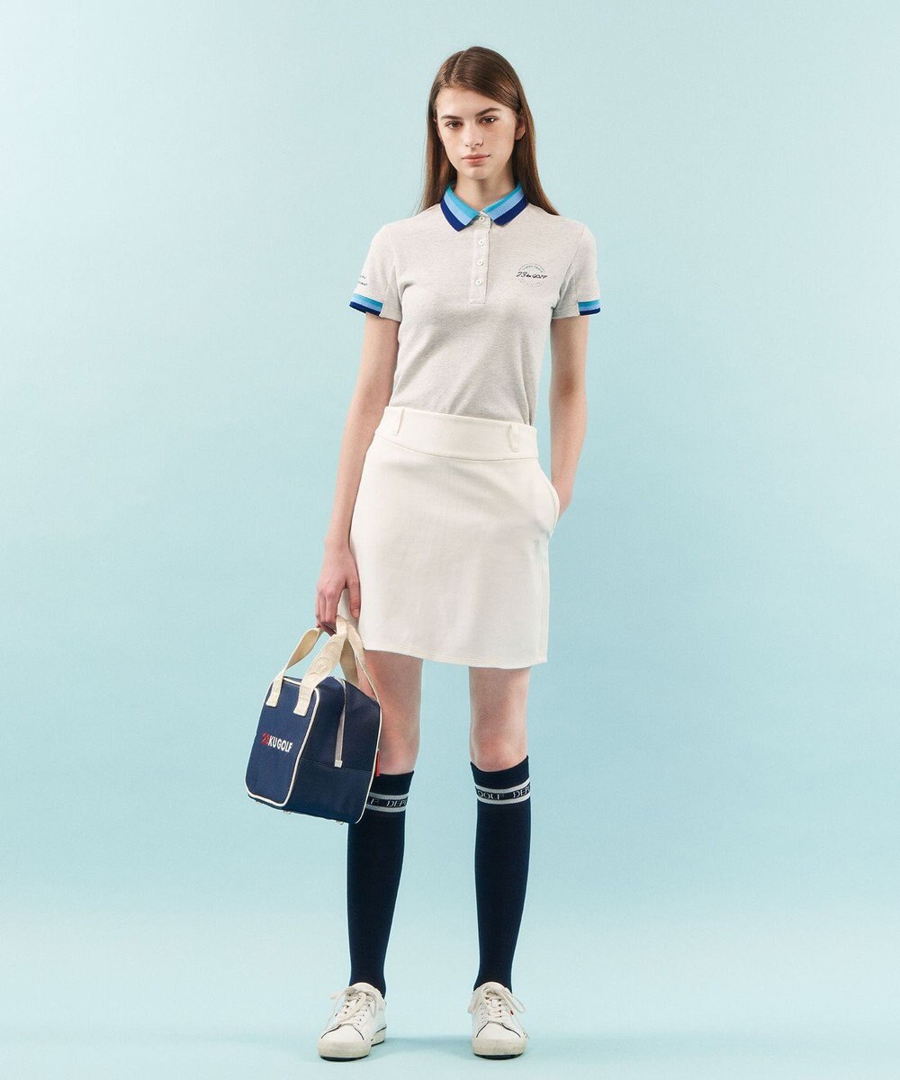 23区GOLF 【WOMEN】【UVケア・吸水速乾】ハニカムカノコ 半袖ポロシャツ 