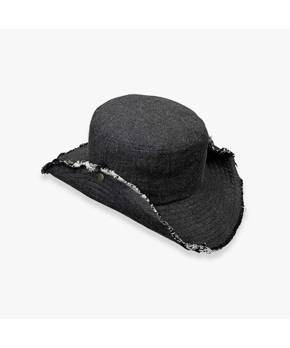 林八百吉商店 un chapeau  デニムフリンジハット 